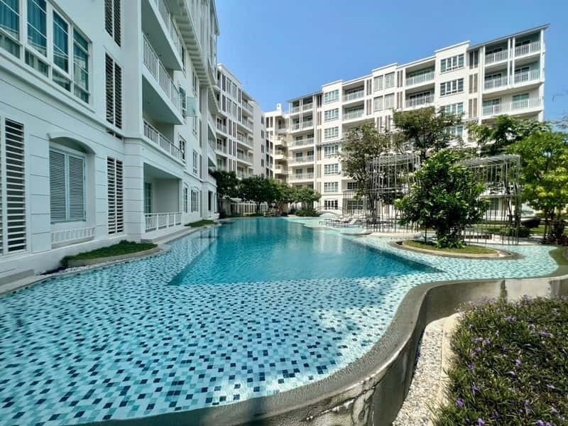 Beautiful two-room condo, large swimming pool, near the beach, ready to move in -Hua Hin House- - Condominium - Hua Hin - Takiab